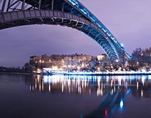 Henry Hudson Bridge in NY