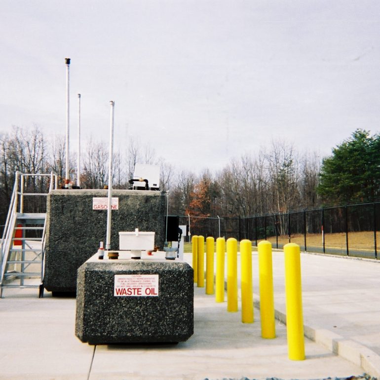 VA Quantico Dispensing Waste Oil